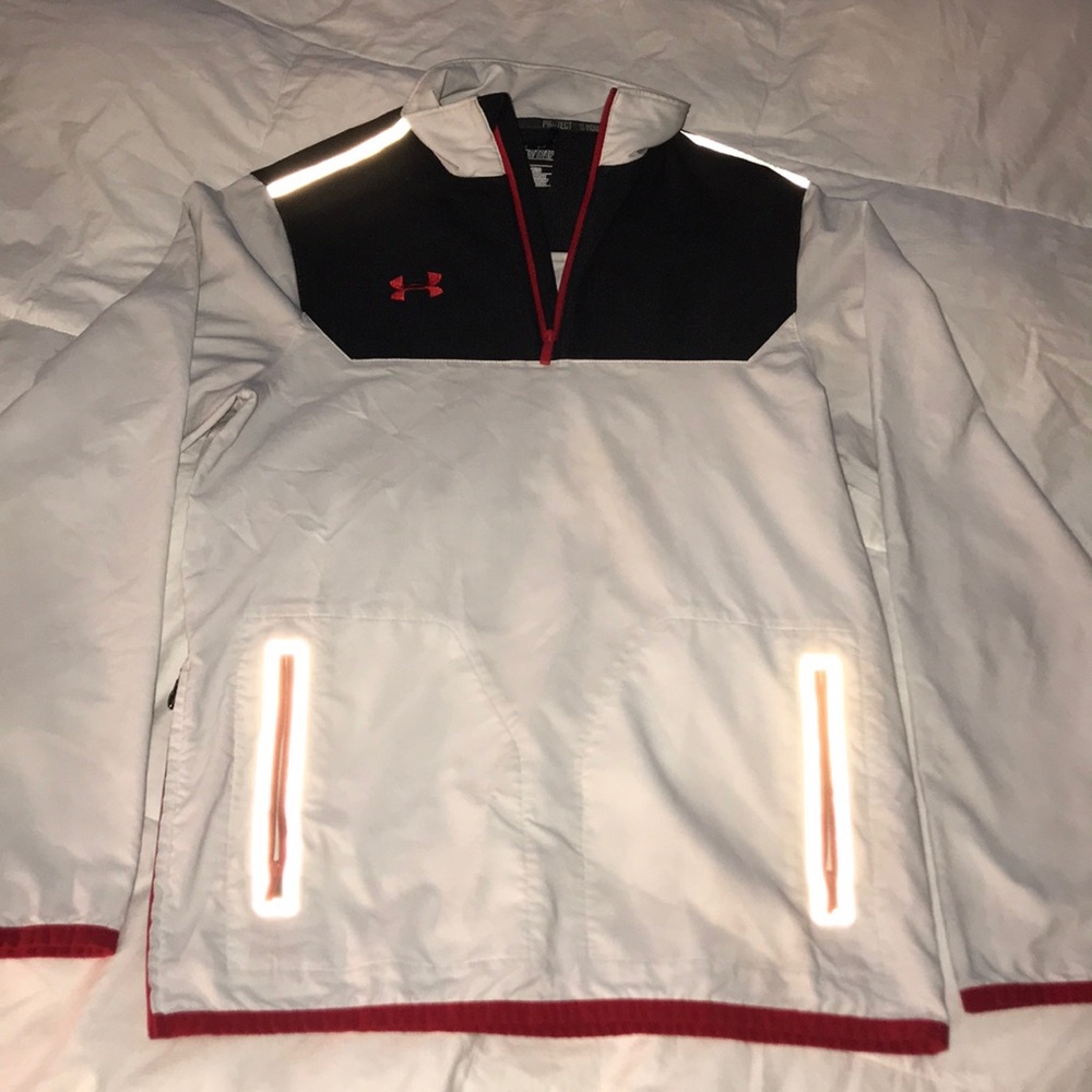 Mens white Under Armour jacket - Picture 1 of 3